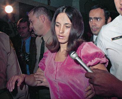 Detenção em 1969 de Susan Atkins, assassina de Sharon Tate.