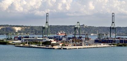 Zona de desenvolvimento especial no porto de Mariel, em Cuba.