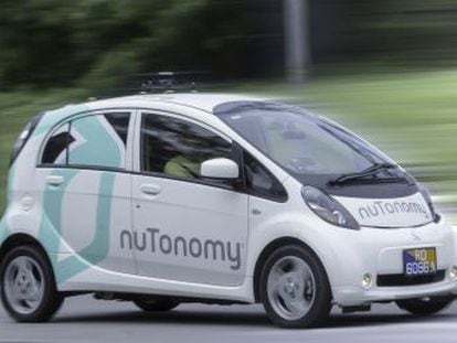 A nuTonomy, uma filial do MIT, se antecipa ao Uber e lança em Cingapura o primeiro veículo autônomo que pode ser alugado