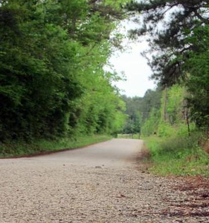 Trecho da estrada de Jasper por onde James Byrd foi arrastado até morrer.