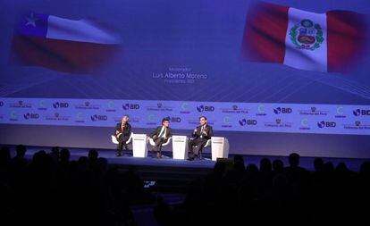 Evento da Cúpula Empresarial das Américas, prévia da Cúpula das Américas, no Peru.