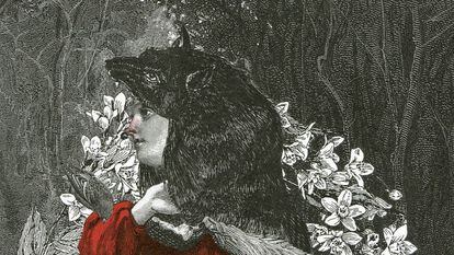 Ilustração para ‘A Câmara Sangrenta’, de Angela Carter, coletânea em que reescreve 10 contos de fadas de Charles Perrault.