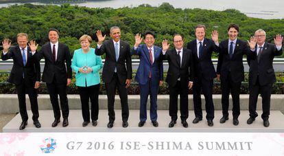 Foto de família do G7