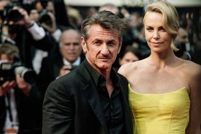 Sejam Penn e Charlize Theron, no tapete vermelho do festival de Cannes em maio.