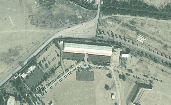 Imagem aérea da Academia da Força de Segurança Aeroportuária, em Karachi.