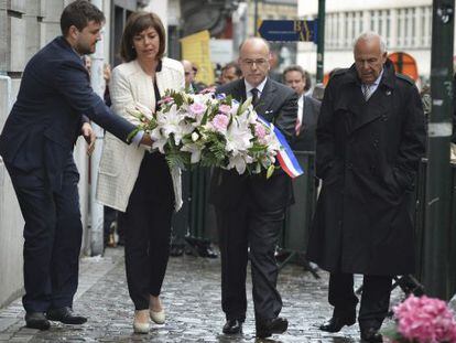 Cerimônia em memória às vítimas do atentado de Bruxelas.