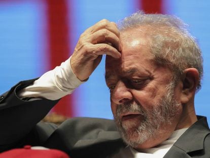 Lula em evento da Juventude Socialista em S&atilde;o Paulo, em 26 de julho.