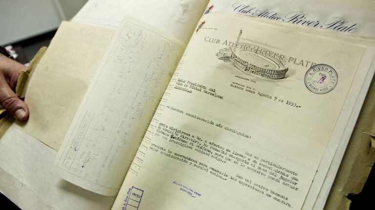 Documento datado de 7 de agosto de 1953