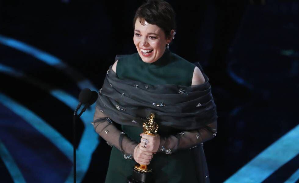 Olivia Colman, vencedora do Oscar de melhor atriz por 'A Favorita'.