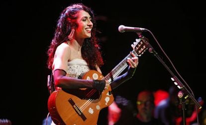A cantora Marisa Monte, em junho de 2012.