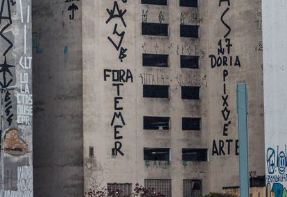 Prédio nas proximidades do Terminal Bandeira, no centro de São Paulo.