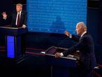 Donald Trump i Joe Biden en el debat.