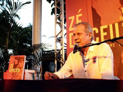 Dirceu no ano passado, durante divulgação do seu livro no Rio de Janeiro.