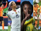 Taison, Rapinoe, Ludmila e Wijnaldum: atletas se posicionam contra a discriminação.