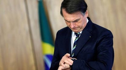 Bolsonaro no dia 4, em Brasília.