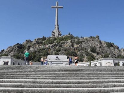 Vista geral do monumento Vale dos Caídos, de onde serão retirados os restos mortais do ditador Francisco Franco
 