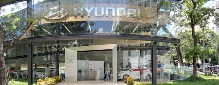 Concessionária Hyundai em São Paulo.