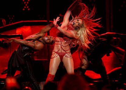 Britney Spears, durante sua atuação.