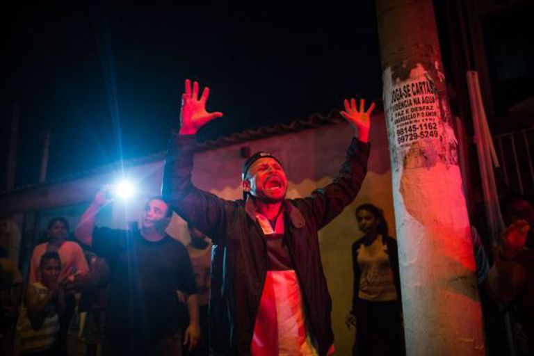 Protesto em Itu contra a falta de água em outubro.