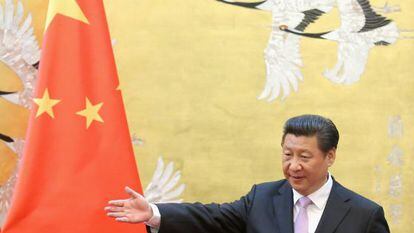 O presidente Xi Jinping, nesta terça em Pequim.