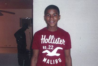 O adolescente Trayvon Martin, que foi morto em 2012. 