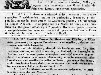 A mulher e a educação pública no Brasil Império