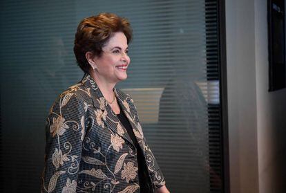 Dilma Rousseff, nesta segunda-feira, na Cidade do México.