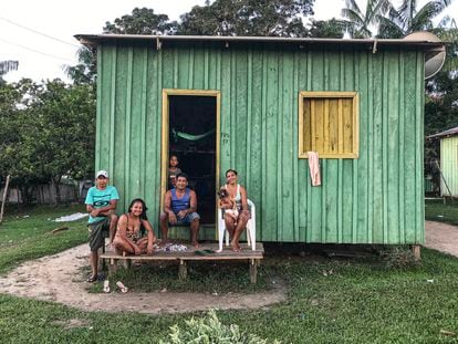 Moradores da aldeia de Punã em junho de 2021.