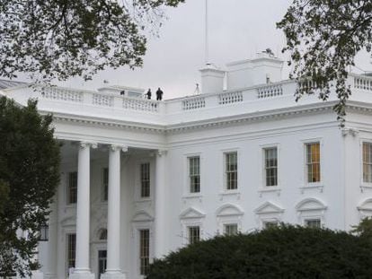 A Casa Branca, residência de Obama, presidente dos EUA.