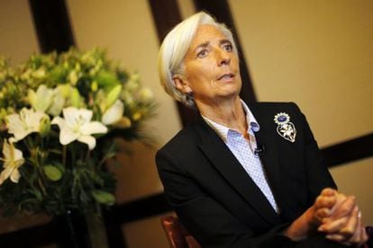 A diretora gerente do FMI, Christine Lagarde.