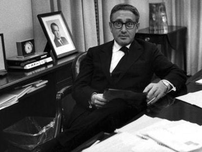 Kissinger, na Casa Branca em 1971.