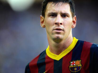 Messi, durante uma partida do Barcelona.