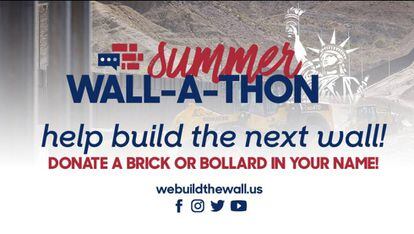Apresentação no Facebook do grupo 'We Build the Wall'.