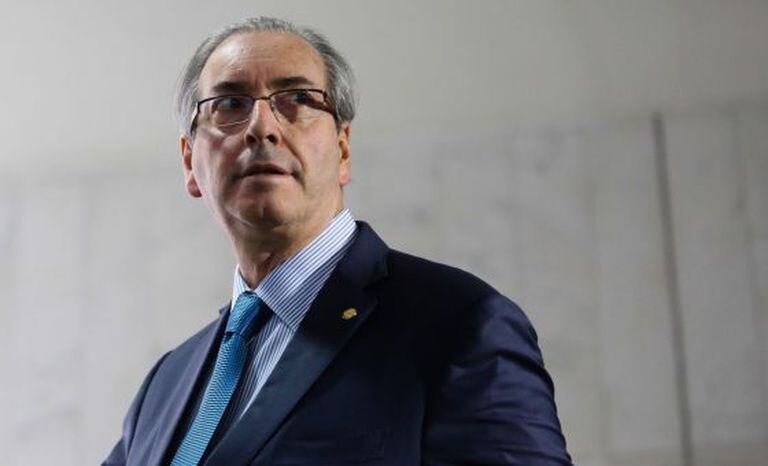 Cunha no Congresso nacional no dia 15 de outubro.