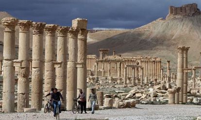 Ruínas de Palmira, em março de 2014.