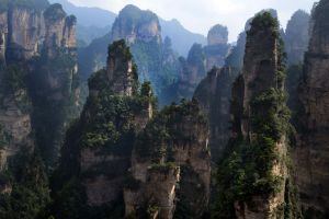 Paisagem de Zhangjiajie que inspirou as montanhas de ‘Avatar’.