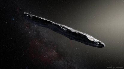 A forma do asteroide deu local a especulações sobre seu caráter artificial