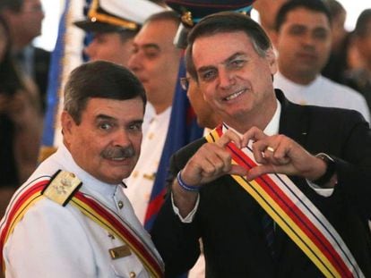 Bolsonaro em cerimônia da Justiça Militar. 