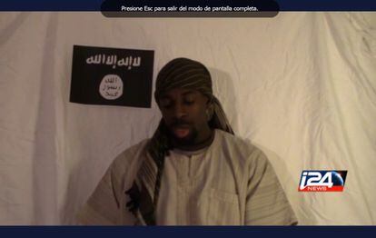 Um fotograma do vídeo póstumo de Amedy Coulibaly.