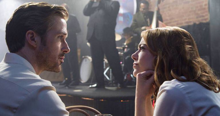 Ryan Gosling e Emma Stone, em 'La La Land'.