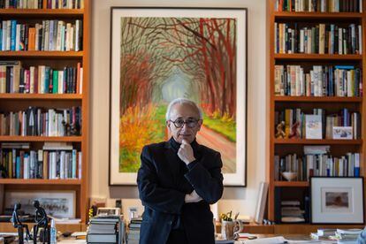 O neurocientista Antonio Damasio, em sua casa em Los Angeles na quinta-feira.