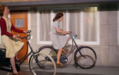 Escena da montagem 'Anne', baseado no famoso 'Diario' de Ana Frank.