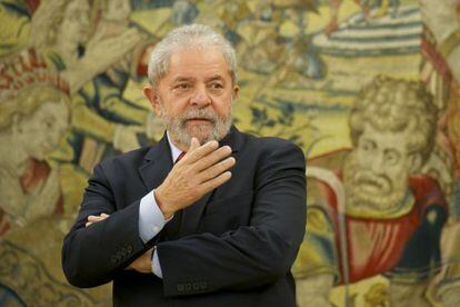 Lula, nesta quinta-feira, em Madri.