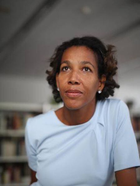 Jennifer Teege, no Instituto Goethe de Madri.