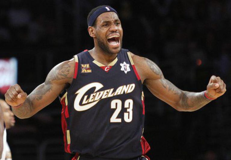 LeBron James, com os Cavaliers em 2009.