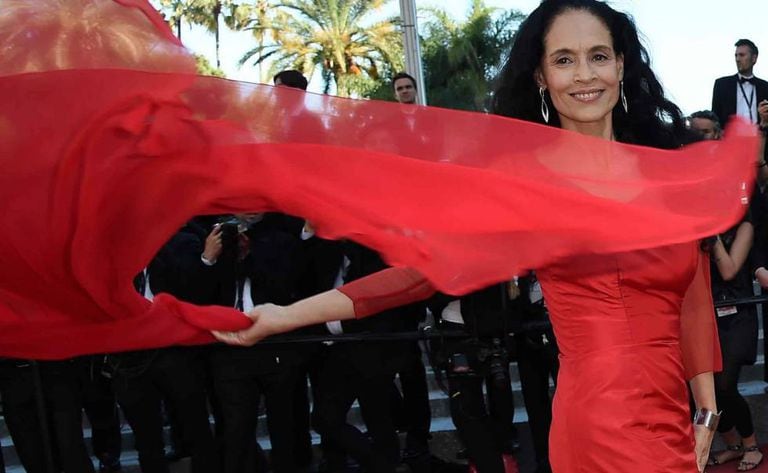 Sonia Braga em Cannes.