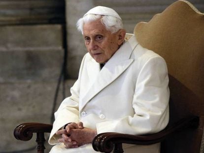 O Papa emérito Bento XVI, em uma imagem de 2015.