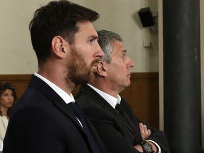 O atacante do Barça se desvincula dos negócios e só responde às perguntas de seus advogados