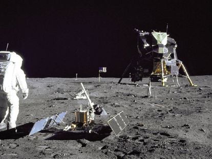 As imagens dos astronautas norte-americanos na Lua são um dos temas favoritos nas teorias da conspiração.