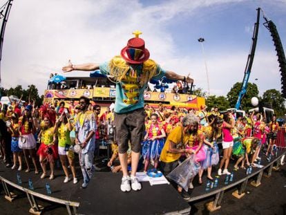 Bloco Sargento Pimenta no Carnaval do Rio em 2014.